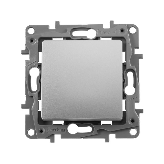 переключатель 1-клавишный LEGRAND Etika IP20 алюминий