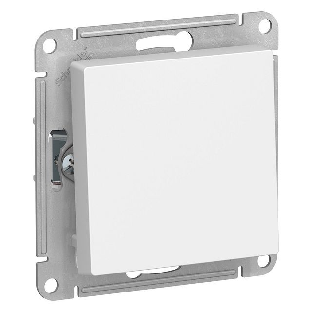 переключатель 1-клавишный Systeme Electric ATLASDESIGN схема 7 10АХ механизм белый