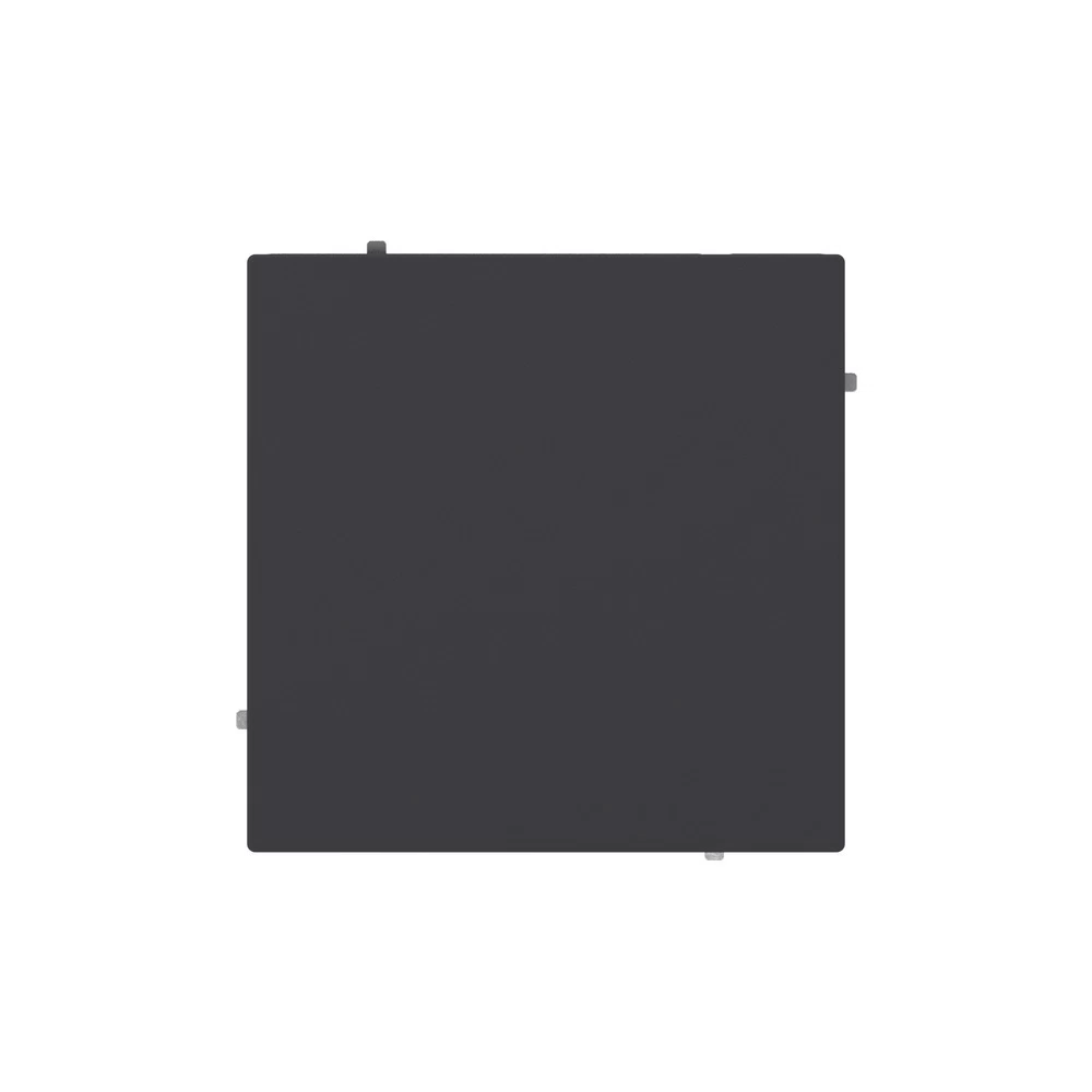 Переключатель DKC Kant одноклавишный встраиваемый черный уголь (7012123DIY)