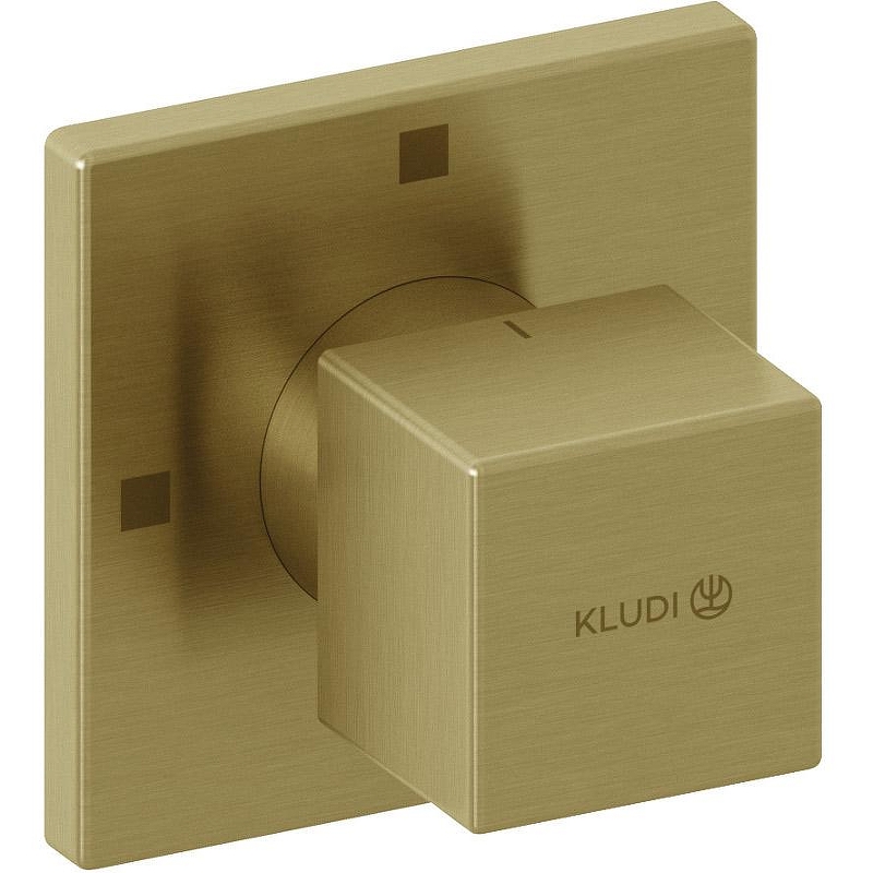 Переключатель потоков Kludi Decus 54846N075 Золото брашированное