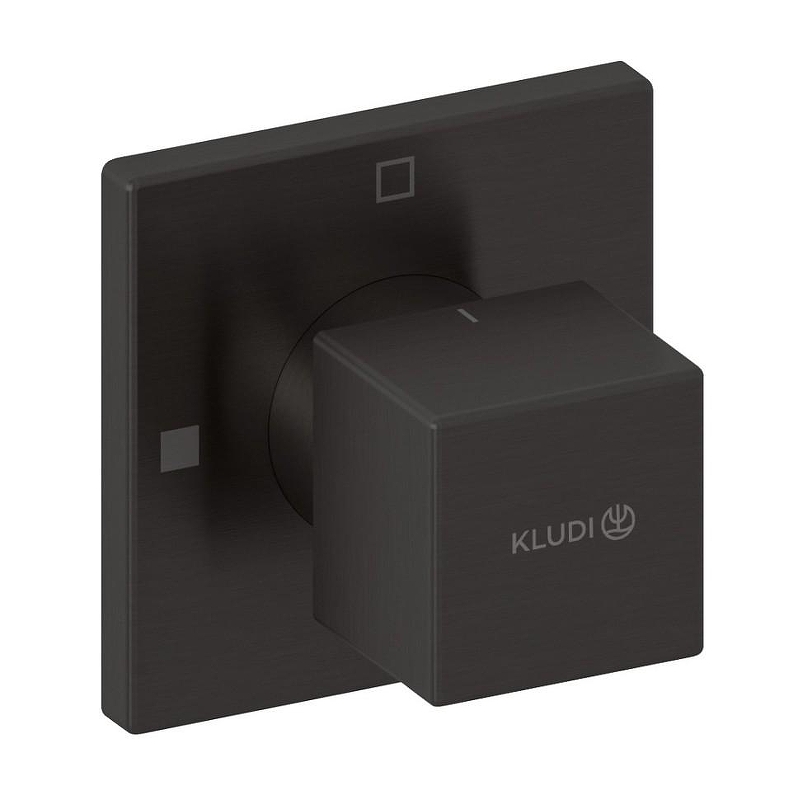 Переключатель потоков Kludi Decus 54847N275 цвет Оружейная сталь брашированная