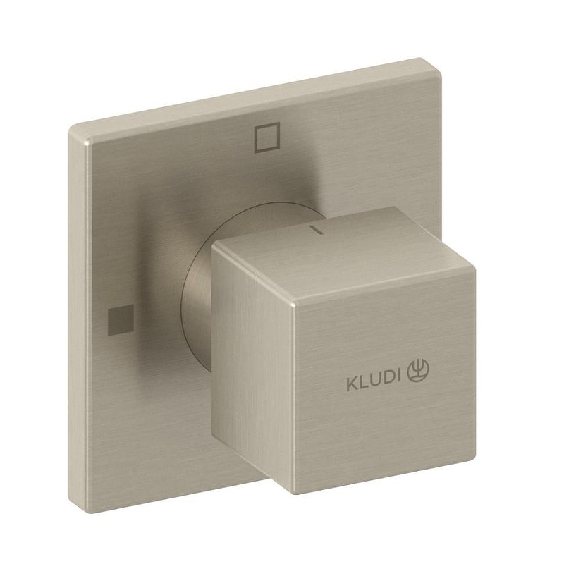 Переключатель потоков Kludi Decus 54847N575 цвет Никель брашированный