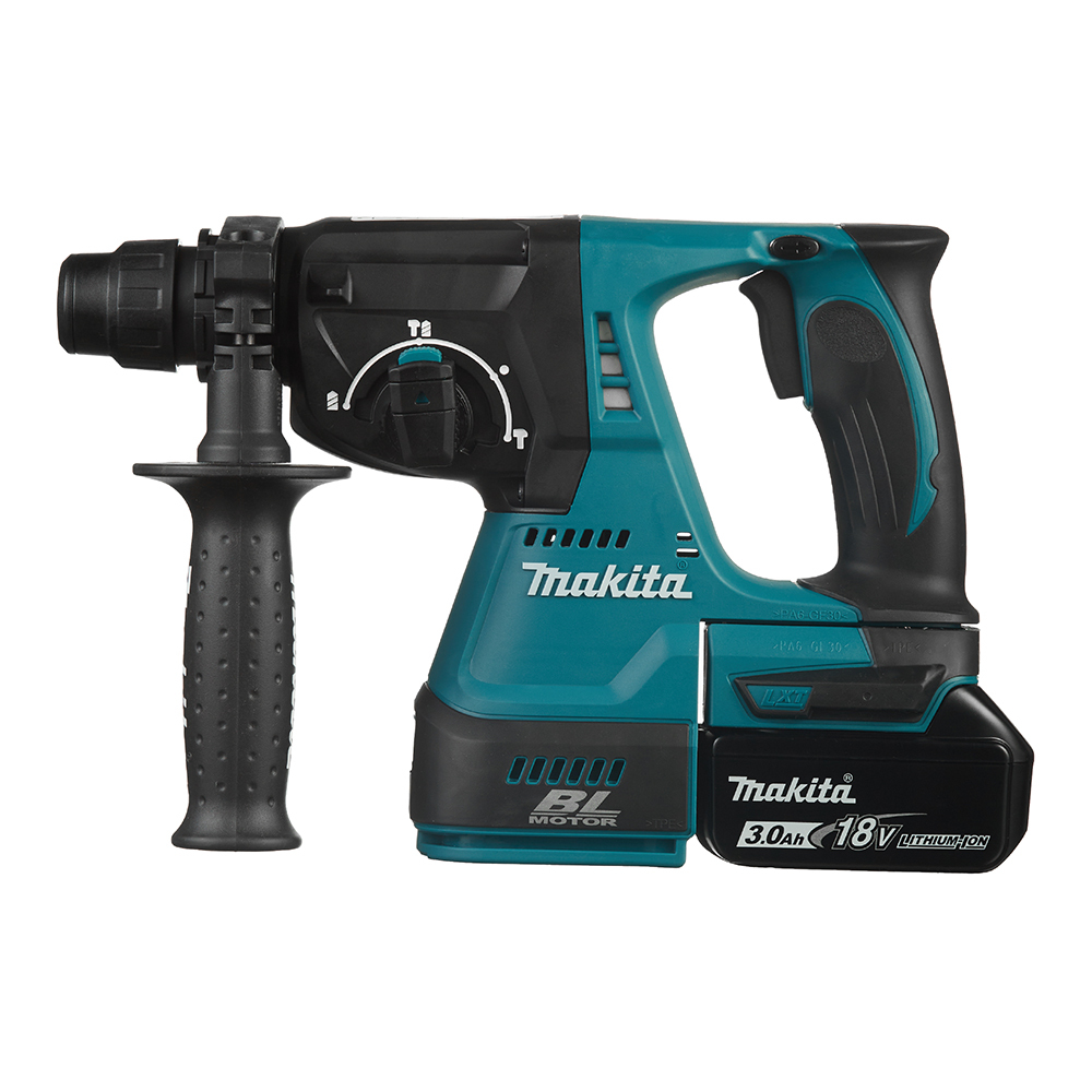 Перфоратор аккумуляторный Makita DHR242RFE 18 В 2 Дж 2х3Ач Li-Ion SDS-plus 2 АКБ и ЗУ