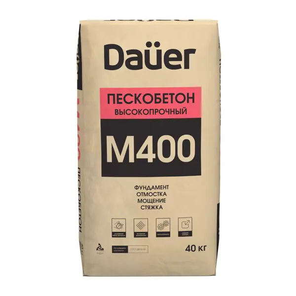 Пескобетон Dauer М400 40 кг