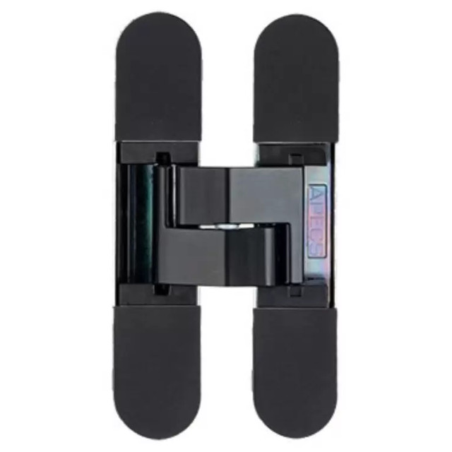 петля врезная APECS 115*23-3D-Z-BLM скрытой установки черный матовый