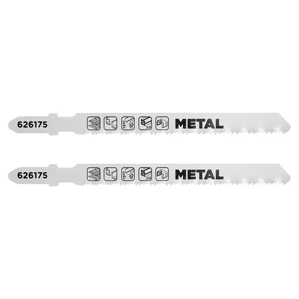 Пилка для электролобзика по металлу KWB 626175, 2 шт.