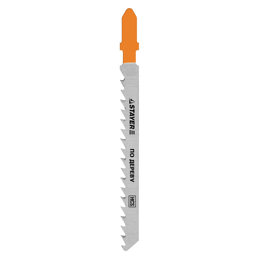 Пилки для лобзика Stayer T101D по дереву L75 мм прямой рез (2 шт.) (15990-4_z02)
