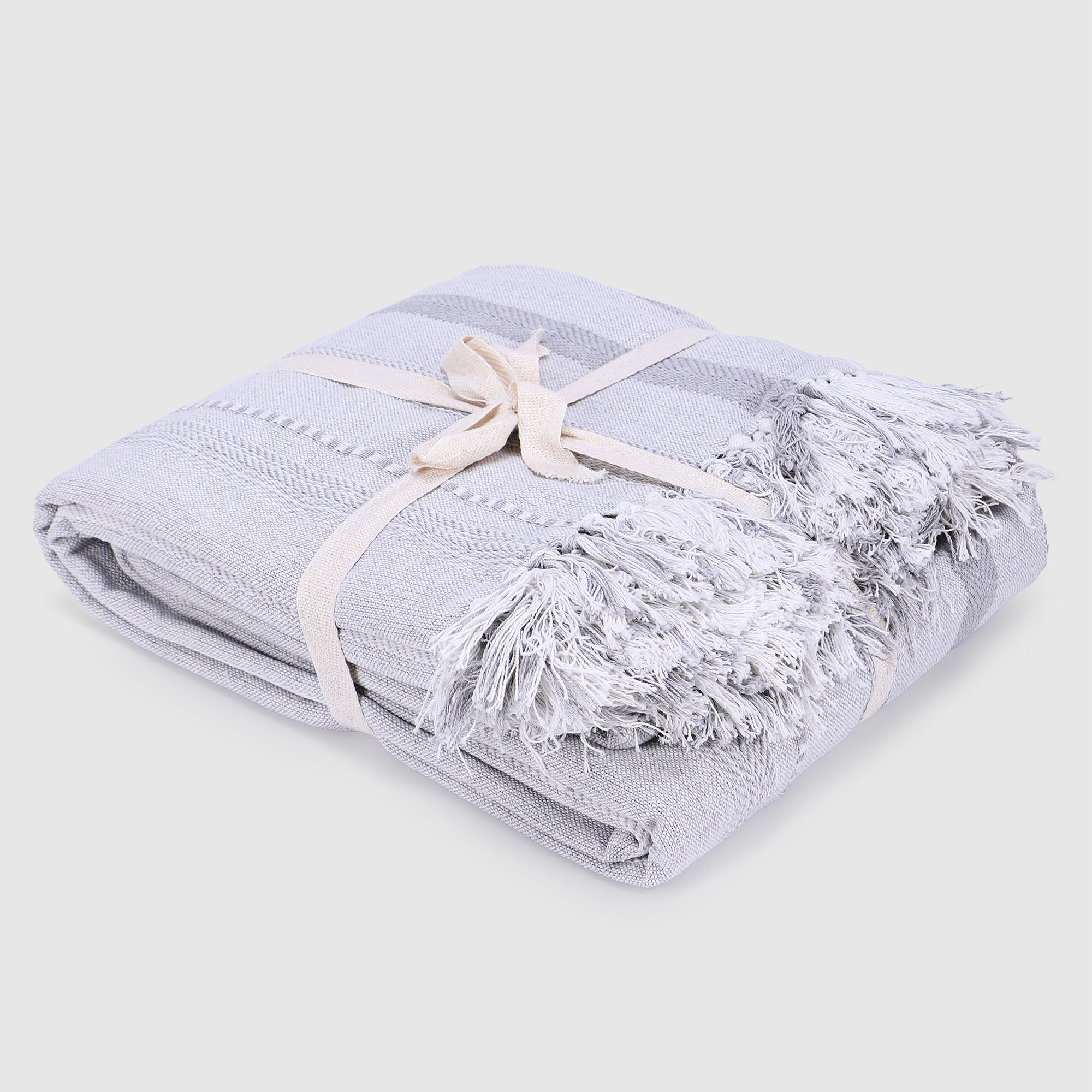 Плед Homelines textiles fantasy светло-серый 220х240 см