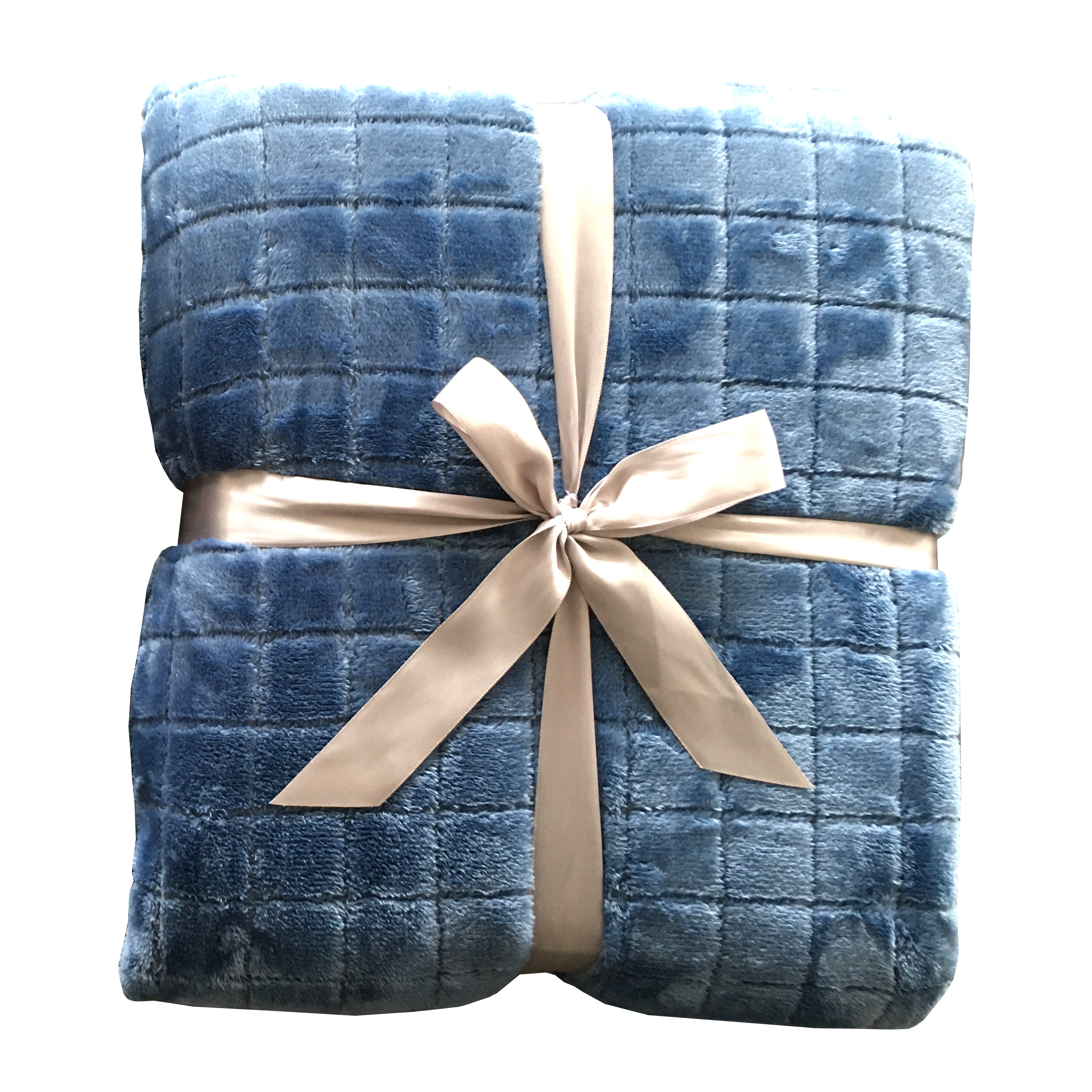 плед TODELIA 200х220см синий, арт.EDJF01blue