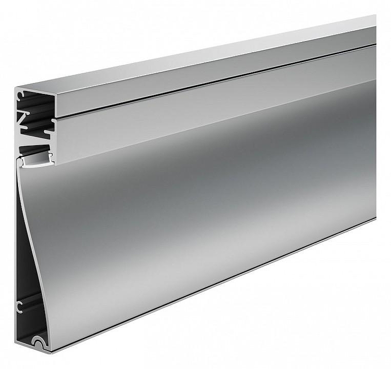 Плинтус алюминиевый Maytoni Led strip ALM-8018-S-2M Серебро