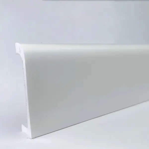 Плинтус Bello Deco 80x19x2000 мм ударопрочный влагостойкий дюрополимер белый жасмин