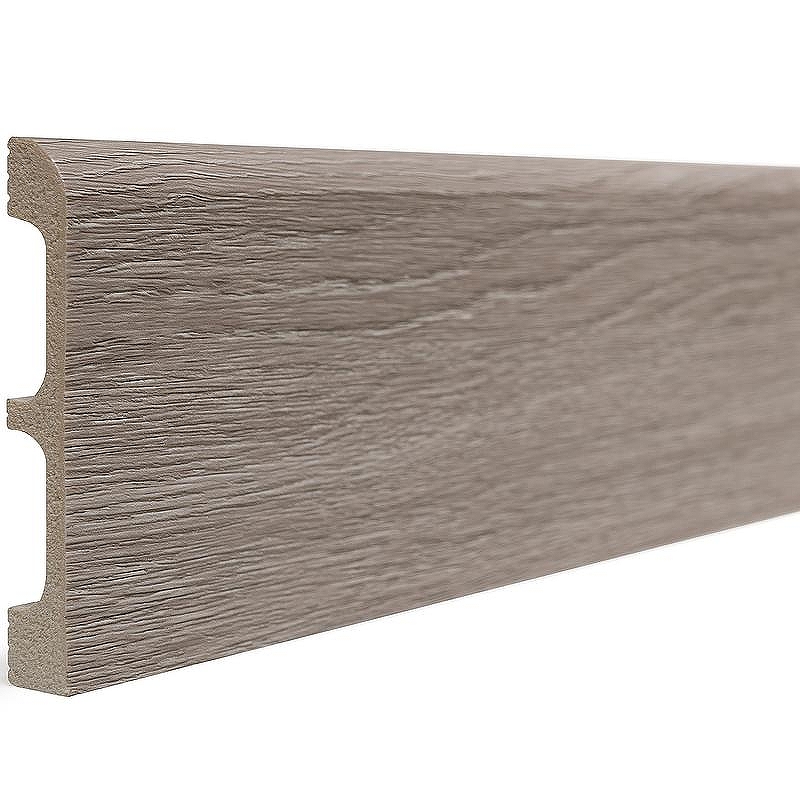 Плинтус Decor-Dizayn 706-80SH 2400x13x80 мм