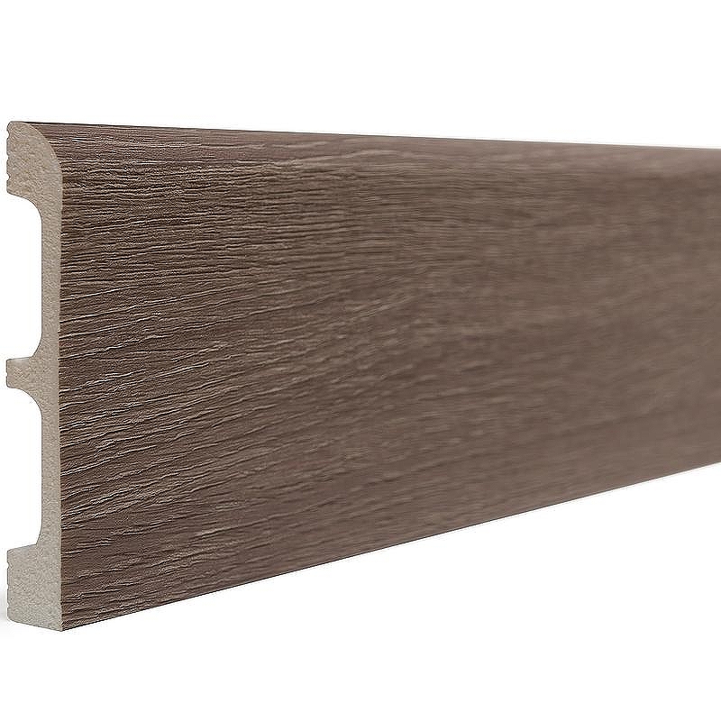Плинтус Decor-Dizayn 706-81SH 2400x13x80 мм