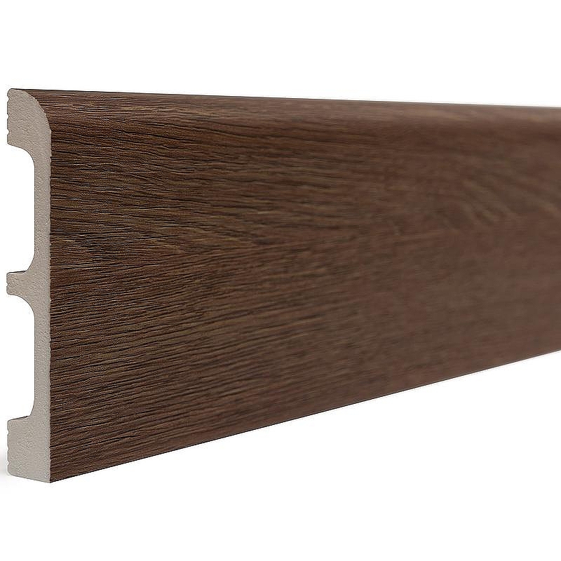 Плинтус Decor-Dizayn 706-82SH 2400x13x80 мм