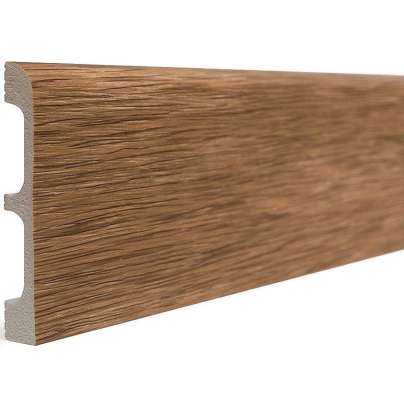 Плинтус Decor-Dizayn 706-83SH 2400x13x80 мм
