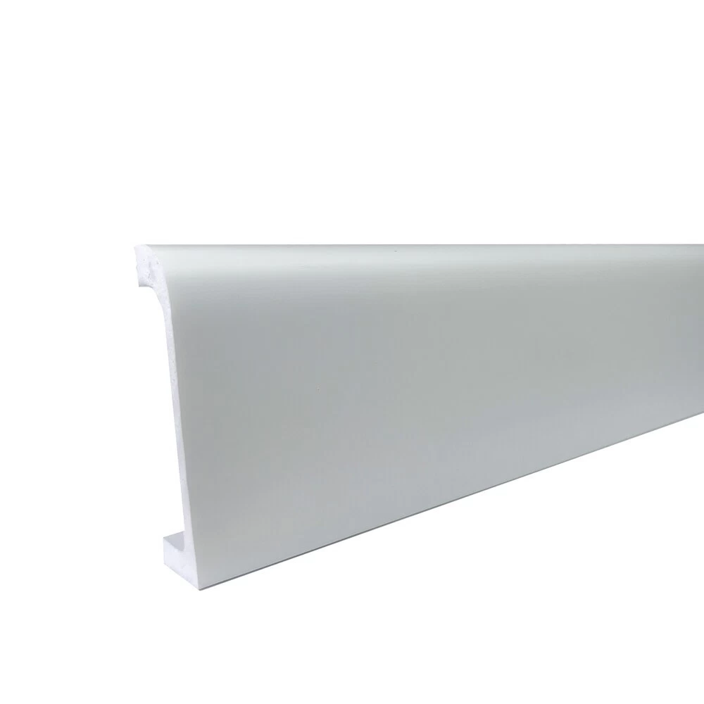 Плинтус экополимер Bello Deco XPS ПЛ 16 80х19х2000 мм белый жасмин (КА-00000906)