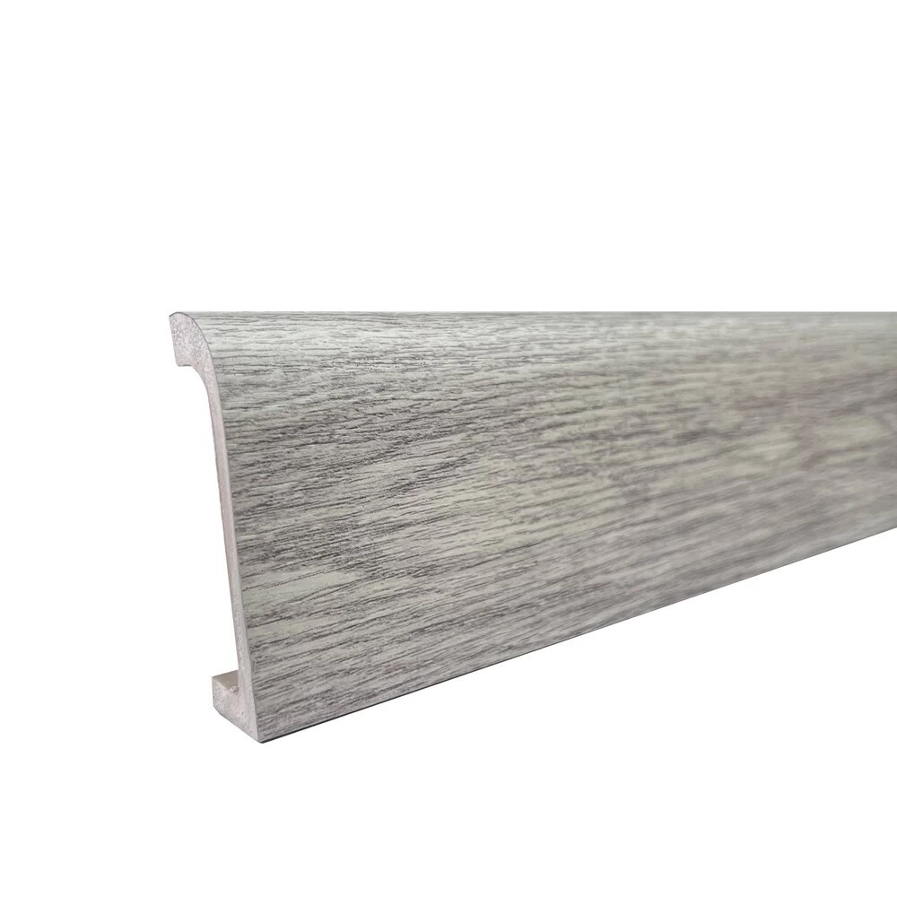 Плинтус экополимер Bello Deco XPS ПЛ 16 80х19х2000 мм орех айвори (КА-00000901)