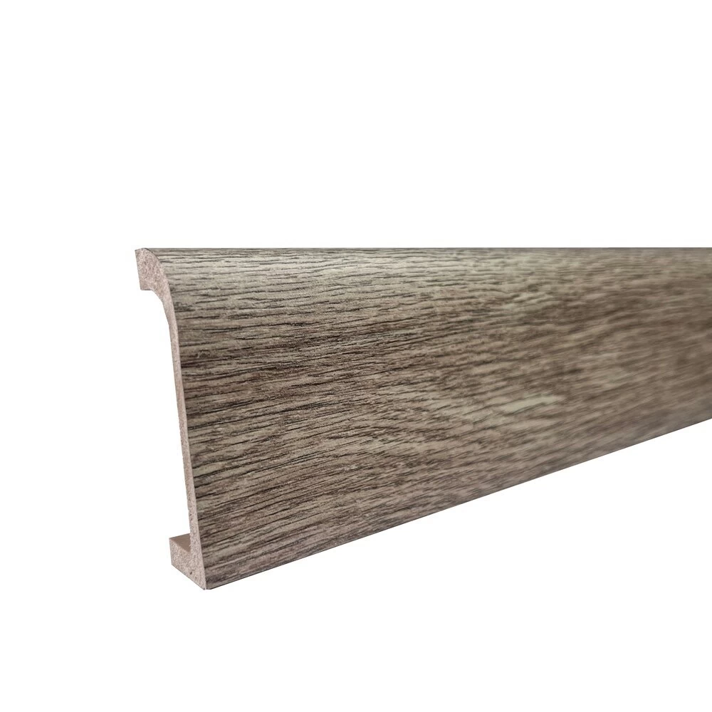 Плинтус экополимер Bello Deco XPS ПЛ 16 80х19х2000 мм орех тосканы (КА-00000904)