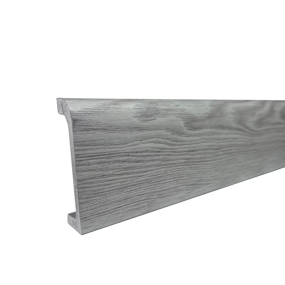 Плинтус экополимер Bello Deco XPS ПЛ 16 80х19х2000 мм выбеленный дуб (КА-00000682)
