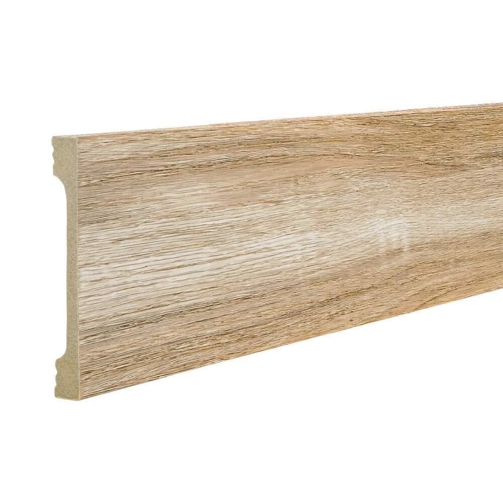 Плинтус экополимер напольный Grace PS Wood 80х11х2000 мм дуб льняной (ТП10036780)
