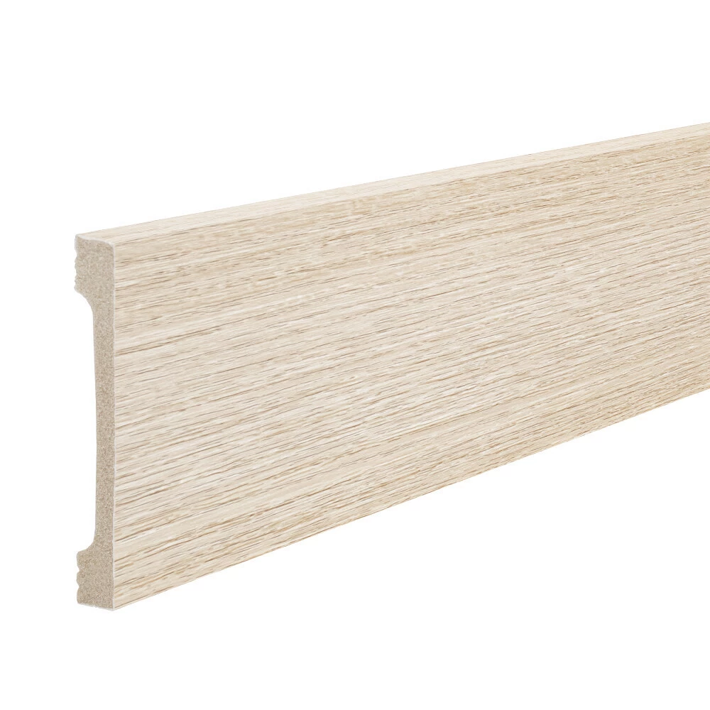 Плинтус экополимер напольный Grace PS Wood 80х11х2000 мм ясень слоновая кость (ТП10036789)