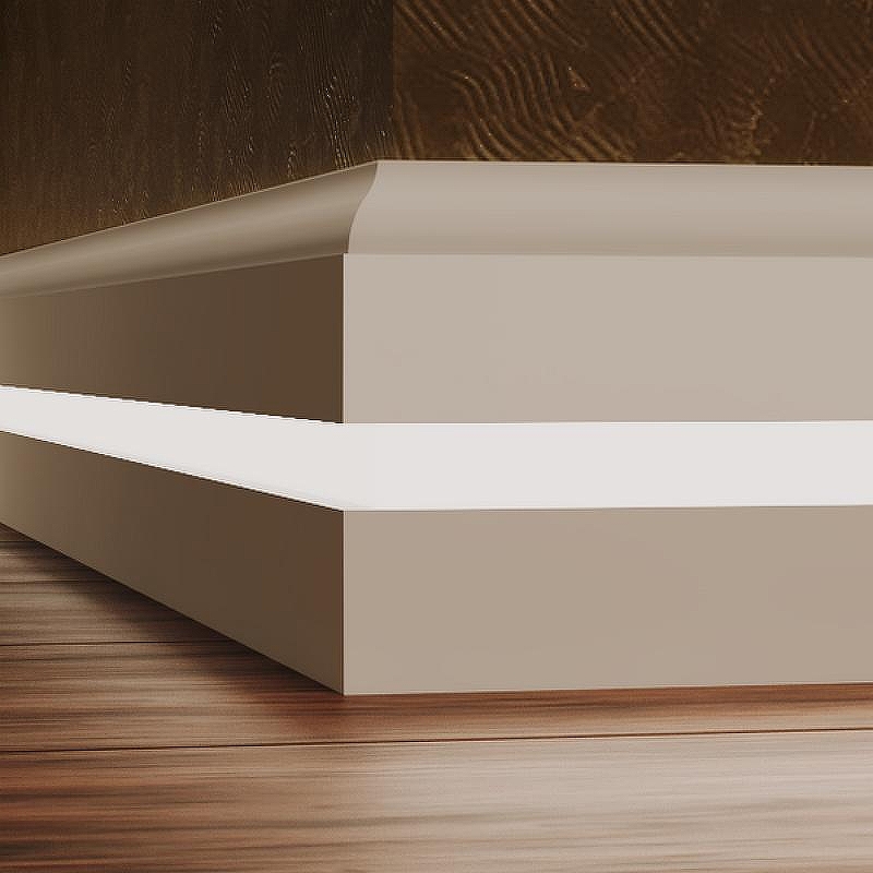 Плинтус Evrowood PN 060 led 2000x83x12 мм