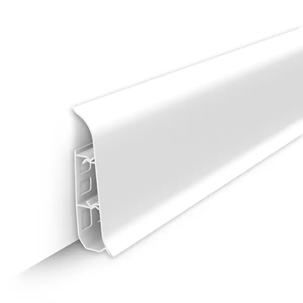 Плинтус Ideal ПВХ белый 2200x70x22 мм