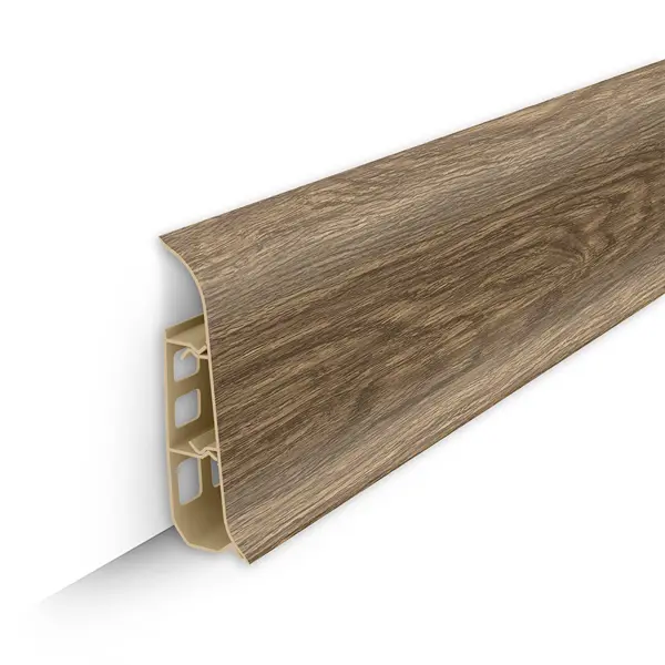 Плинтус Ideal ПВХ дуб лоренц 2200x70x22 мм