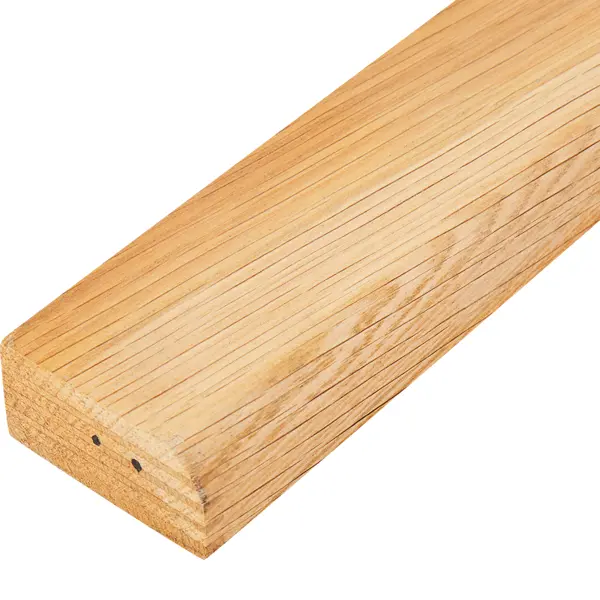 Плинтус массив дерева 240x2x4 см цвет дуб