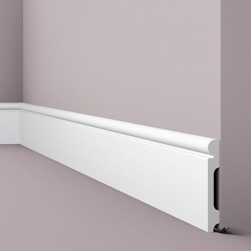 Плинтус напольный NMC Wallstyl 3013707 2000x150x20 мм