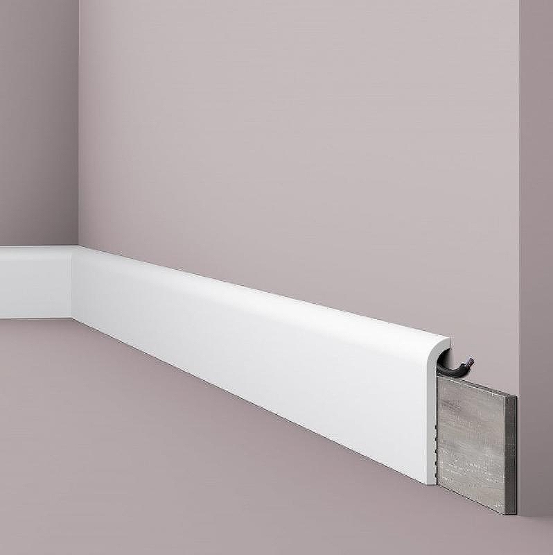 Плинтус напольный NMC Wallstyl 3015801 2000x110x22 мм