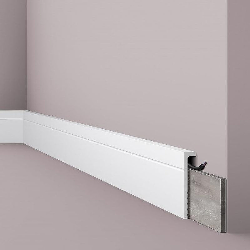 Плинтус напольный NMC Wallstyl 3027235 2000x110x15 мм