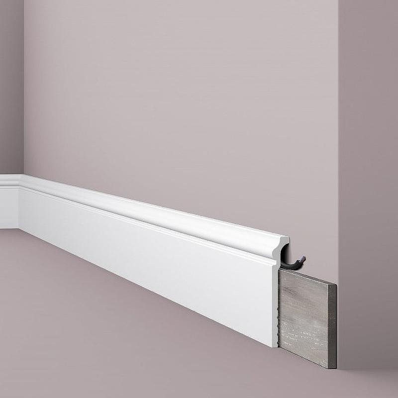 Плинтус напольный NMC Wallstyl 3027236 2000x120x22 мм