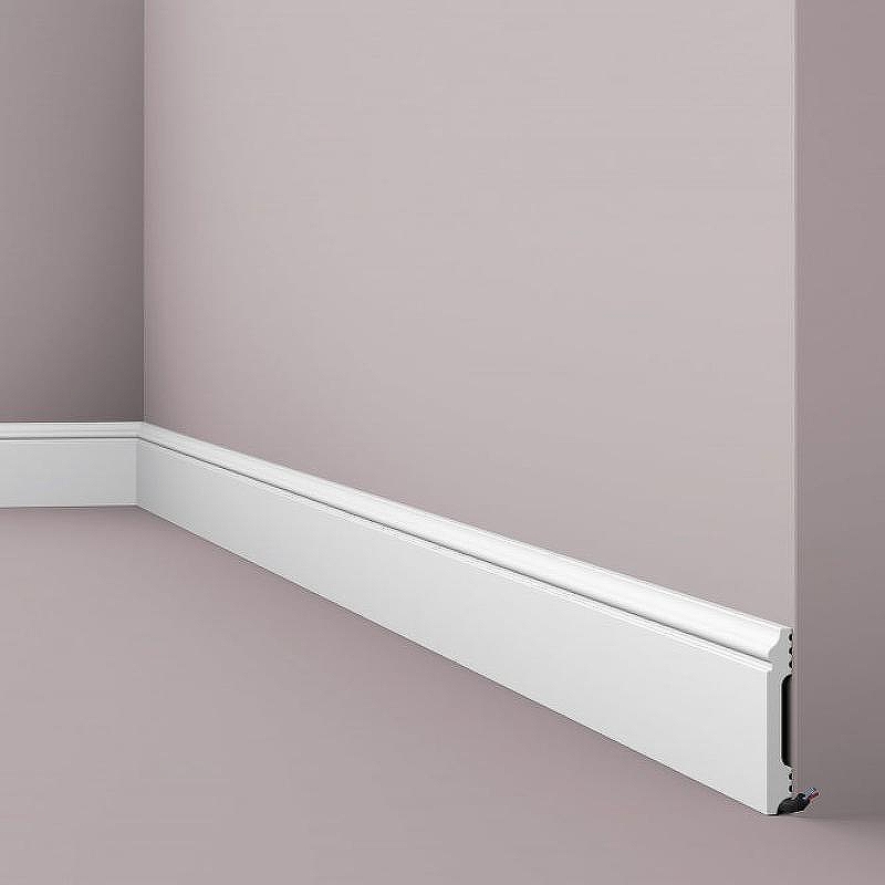 Плинтус напольный NMC Wallstyl DSPLFL200011 2000x80x13 мм
