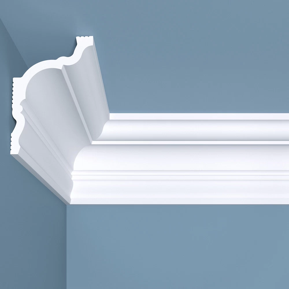 Плинтус потолочный из экополимера ударопрочный 100х70х2000 мм Bello Deco XPS К10