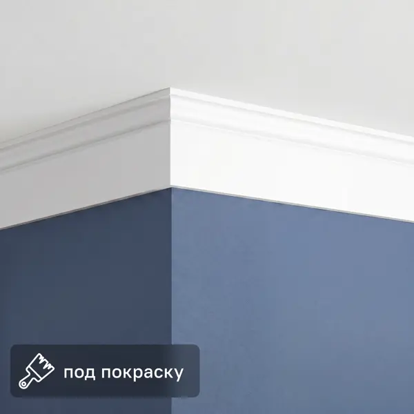 Плинтус потолочный полистирол NMC LX-23 (360) белый 200x22x22