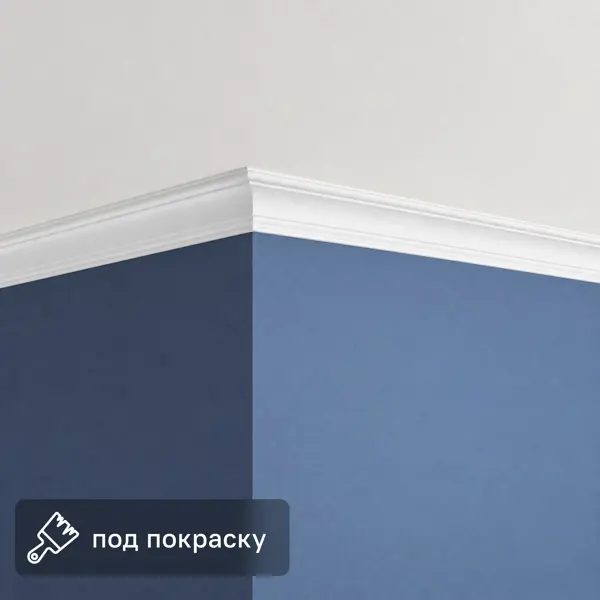 Плинтус потолочный полистирол NMC LX-40 белый 2000x30x30 мм