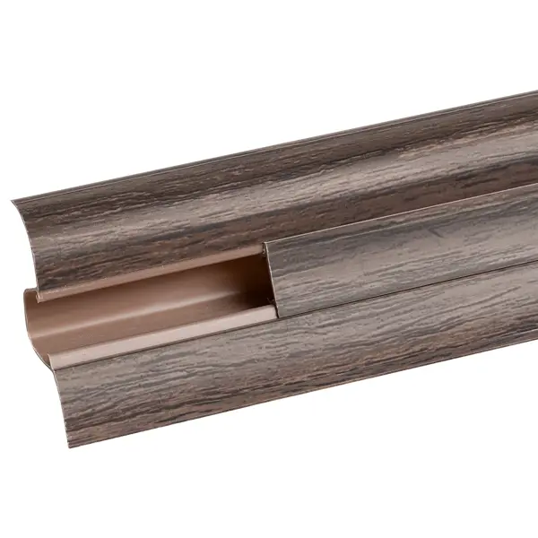 Плинтус Pro Дом ПВХ дуб кремано 2200x23x55 мм