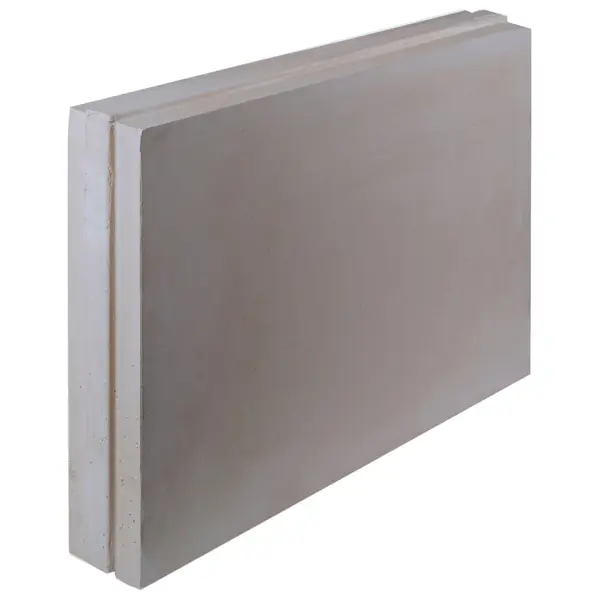 Плита гипсовая пазогребневая (ПГП) Knauf 667x500x80 мм полнотелая