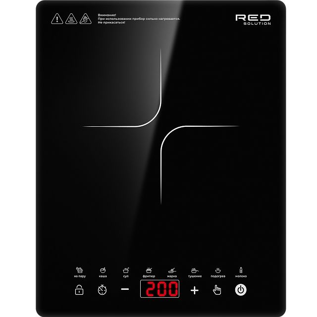 плитка индукционная RED SOLUTION IC031 2000Вт 1 конфорка черный