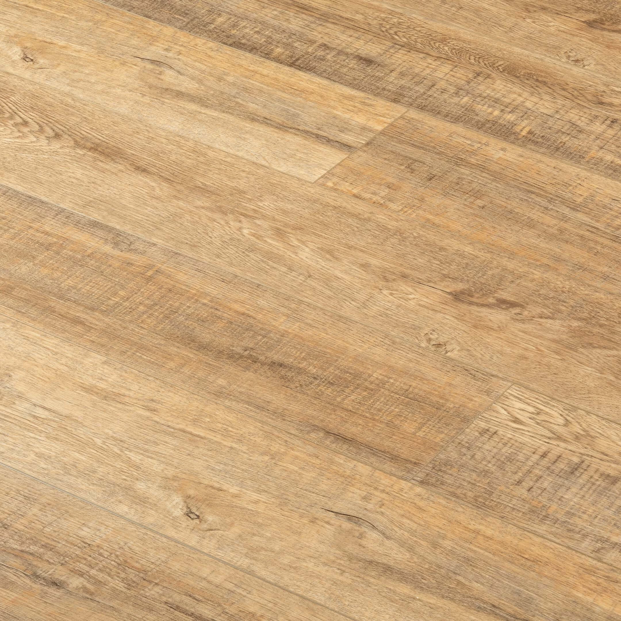 Плитка кварцвиниловая CronaFloor Wood дуб робуста замковая 1200х180х4 мм 2,16 кв.м защитный слой 0,5 мм с фаской
