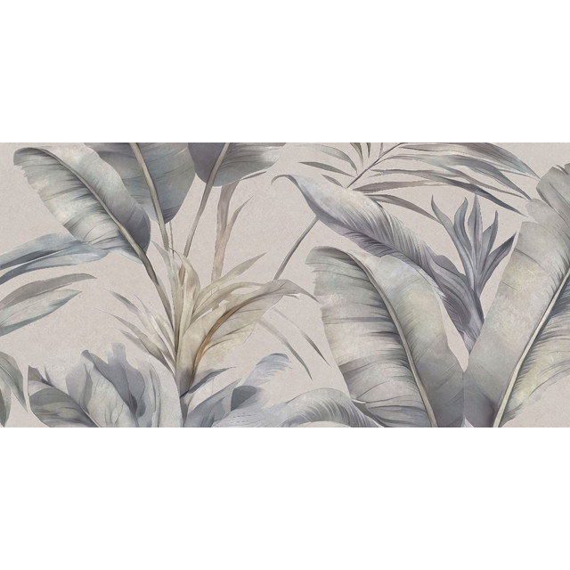 плитка настенная AZORI Sandstone decor 2 31,5х63 бежевые листья