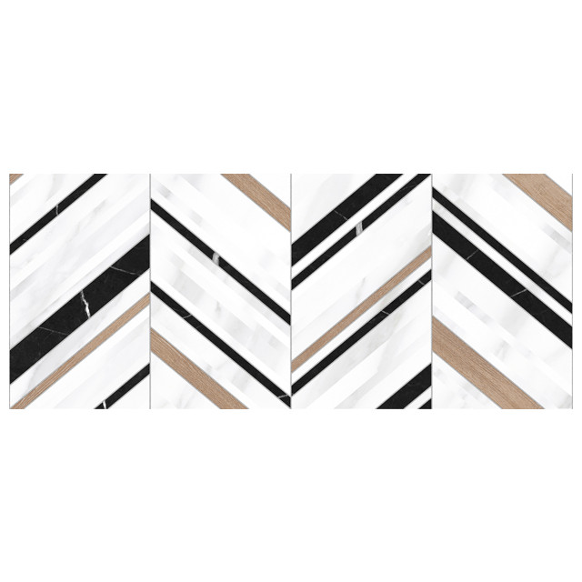 плитка настенная GLOBAL TILE MontBlanc 25х60 геометрия серо-бежевая
