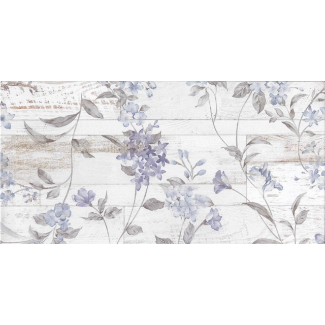 плитка настенная GLOBAL TILE San Remo декор часть 1 25х50 белая