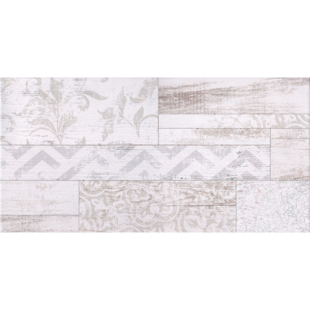 плитка настенная GLOBAL TILE San Remo геометрия 25х50 белая