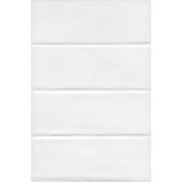 Плитка настенная Kerama Marazzi Лион 20x30 см 1.38 м² глянцевая структурная цвет белый