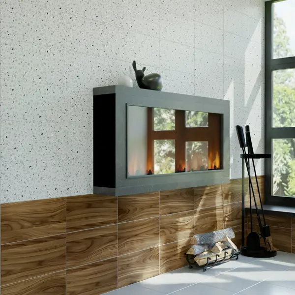 Плитка настенная KREAFORTA Mersey Terrazzo 20x40 см 1.2 м² матовый цвет разноцветный