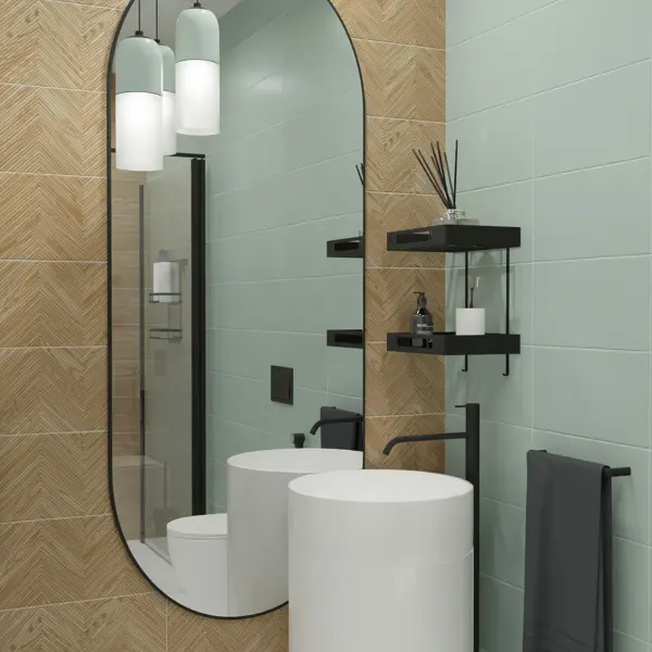 Плитка настенная KREAFORTA Mersey WoodR 20x40 см 1.2 м² матовый цвет бежевый