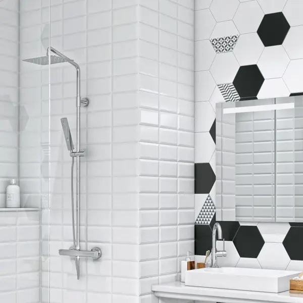 Плитка настенная KREAFORTA Руасси 9.9x20 см 0.792 м² матовая цвет белый