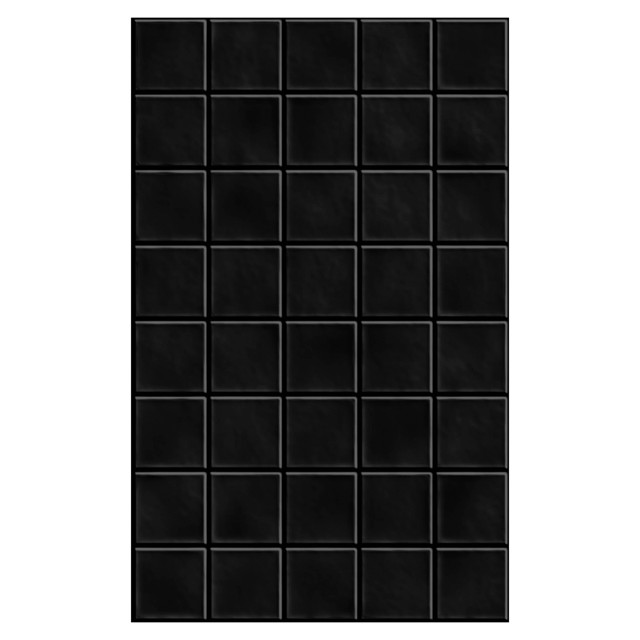 плитка настенная UNITILE Чарли 25х40 черная